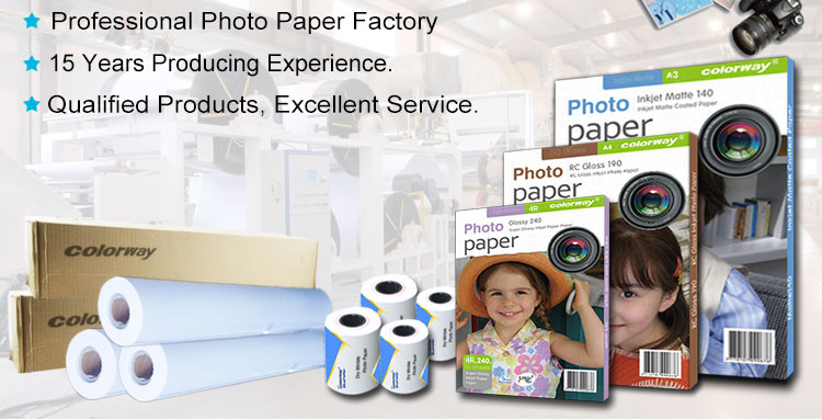 Self-adhesive Matte Coated Inkjet Photo Paper