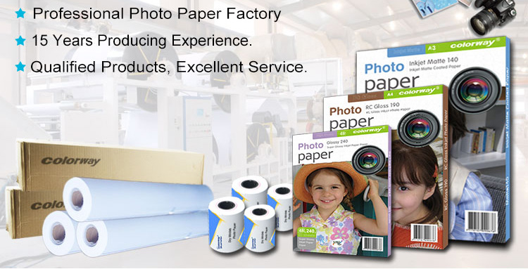 Resin Coated Glossy Photo Paper